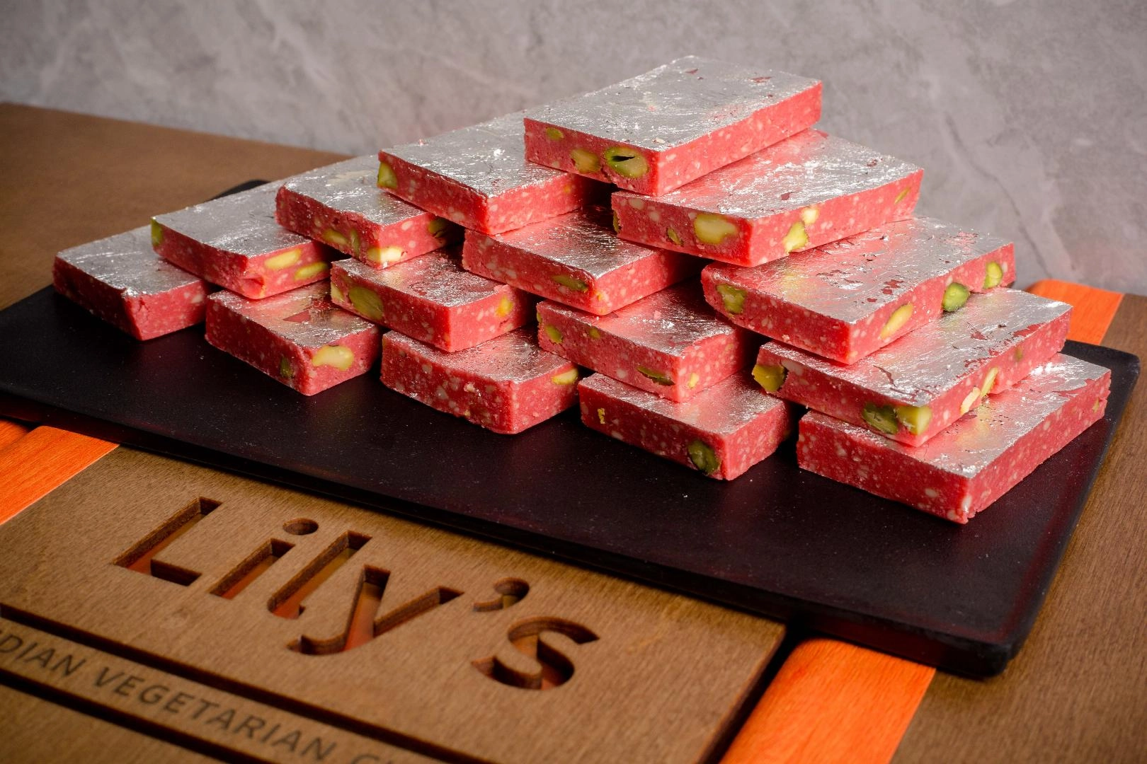 Strawberry Kaju Barfi
